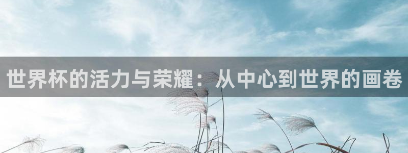 世界杯2026赛程：世界杯的活力与荣耀：从中心到世界的画卷
